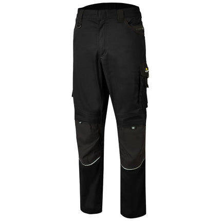 Hans Schäfer Bundhose Argos in Schwarz mit robusten Cordura Kniepolstertaschen