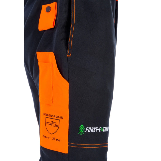 Forst Extrem Beginner 2.0 Schnittschutzhose Orange-Anthrazit