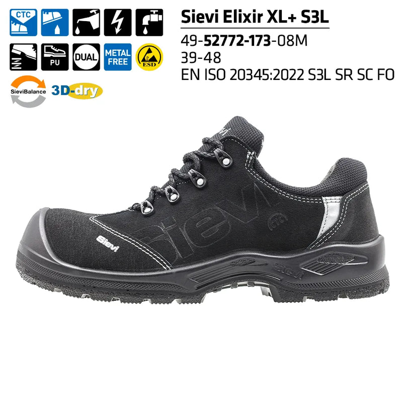 extra breiter S3 Sicherheitsschuh Sievi Elixir XL+