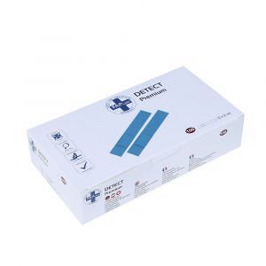 FAPlast, Detect Premium, Fingerpflaster (12 x 2 cm), luftdurchlässig, extra dehnbar & flexibel, Farbe: Blau
