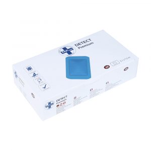 FAPlast, Detect Premium, Pflaster-Pad, luftdurchlässig, extra dehnbar & flexibel, Farbe: Blau