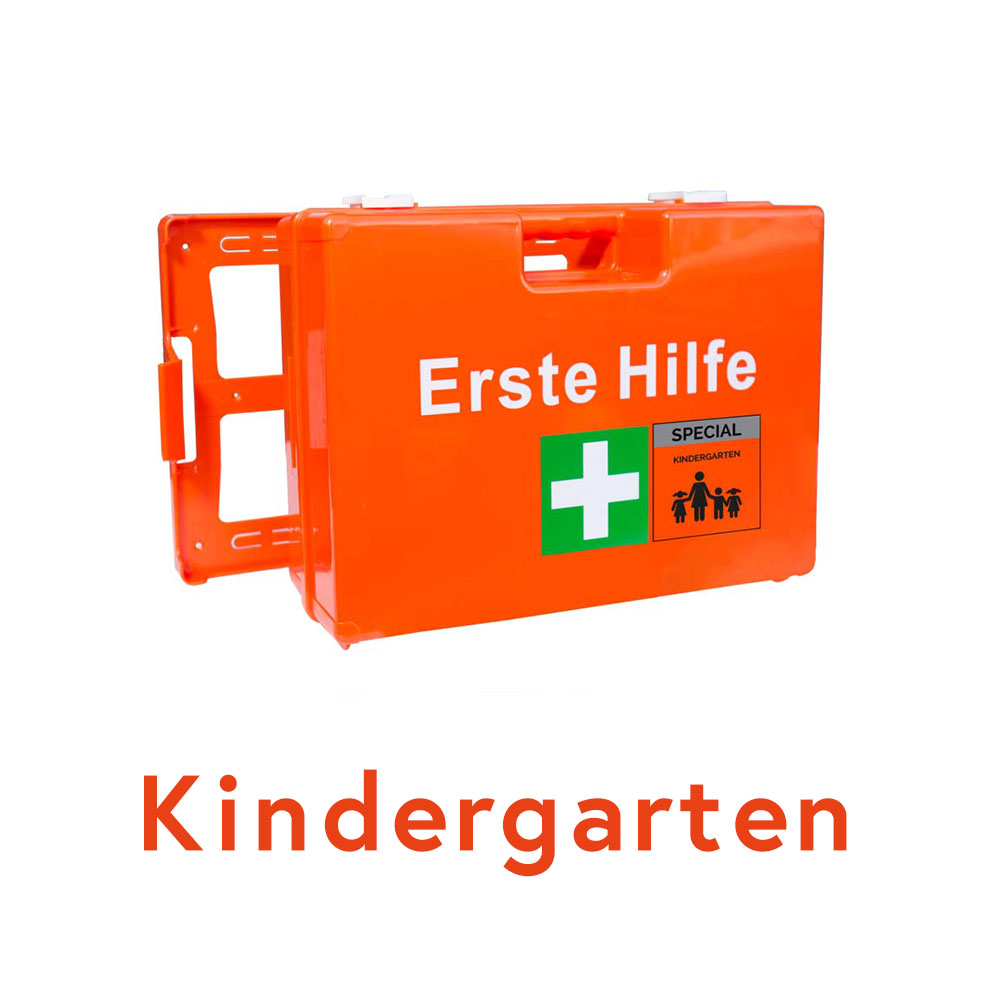 Erste-Hilfe-Koffer Kindergarten, mit Füllung