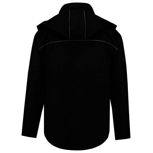 Tricorp Wetterschutzjacke Midi Parka Rewear aus der nachhaltigen Kollektion in Schwarz