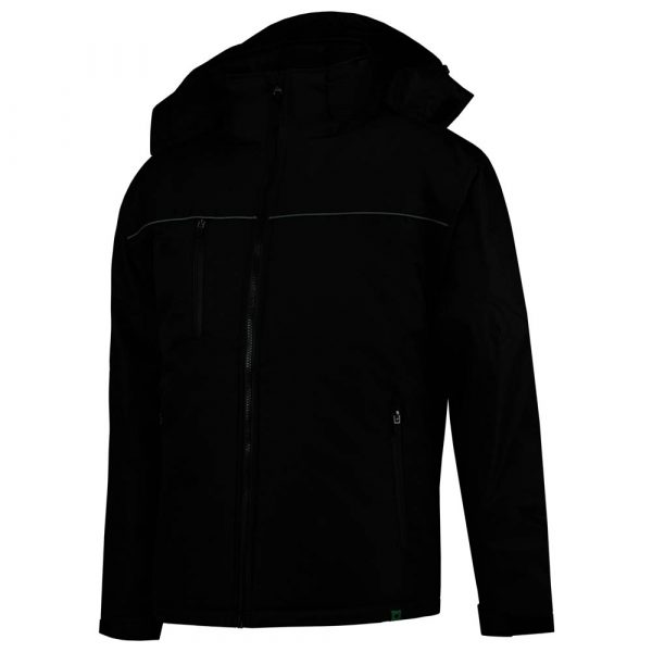 Tricorp Wetterschutzjacke Midi Parka Rewear aus der nachhaltigen Kollektion in Schwarz
