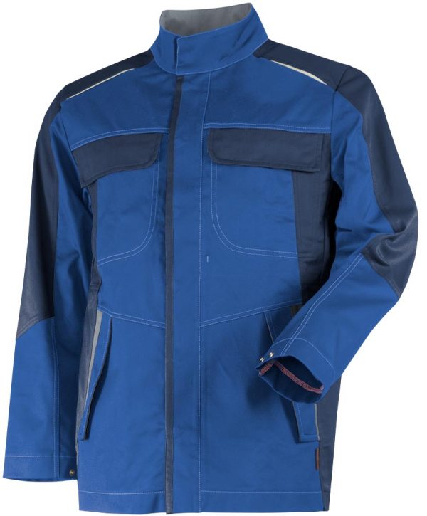 teamdress Ecorover Safety Arbeitsjacke mit Störlichtbogenklasse 1 und Chemikalienschutz in Marine Blau