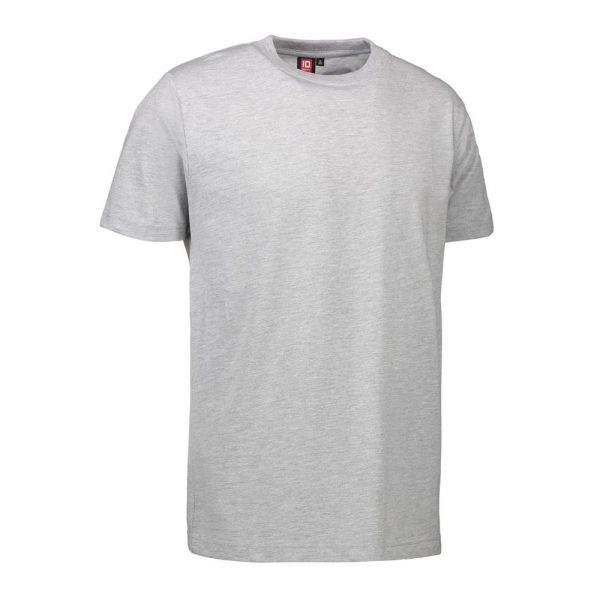 ID Identity Rundhals T-Shirt im Herrenschnitt / Unisex für die Industriewäsche geeignet in Grau meliert