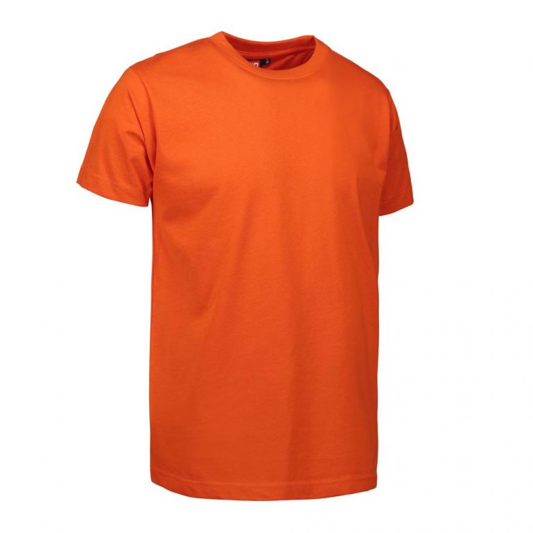 ID Identity Rundhals T-Shirt im Herrenschnitt / Unisex für die Industriewäsche geeignet in Orange