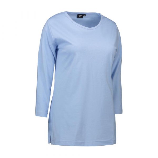 ID Identity Rundhals T-Shirt mit Dreiviertelärmeln für die Industriewäsche geeignet in Hellblau