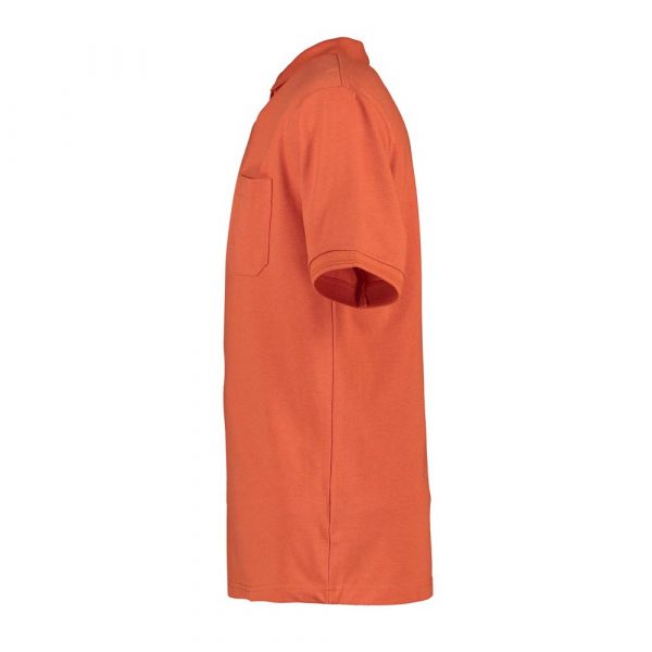 ID Pro Wear Herren Poloshirt mit Tasche in Orange Meliert