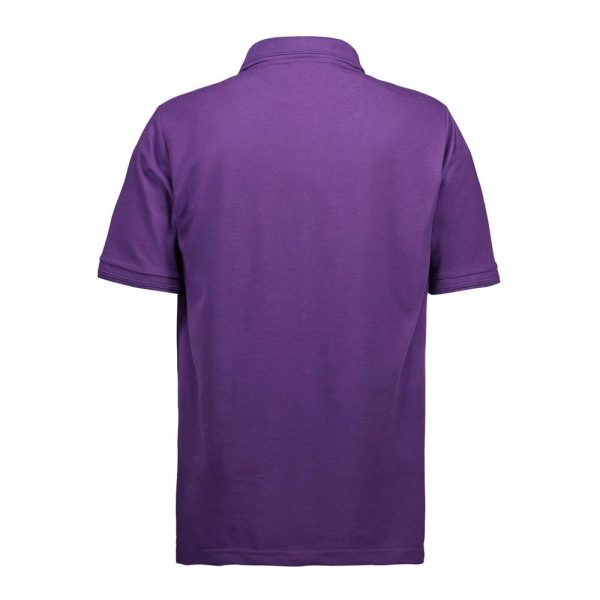 ID Pro Wear Herren Poloshirt mit Tasche in Violett