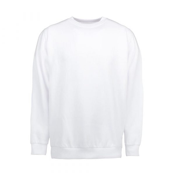 Für die Industriewäsche geeignetes Pro Wear Sweatshirt von ID Identity in Weiß