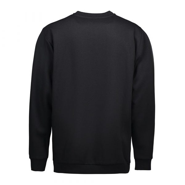 Für die Industriewäsche geeignetes Pro Wear Sweatshirt von ID Identity in Schwarz