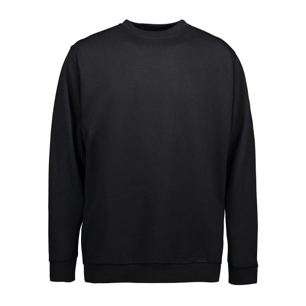 Für die Industriewäsche geeignetes Pro Wear Sweatshirt von ID Identity in Schwarz