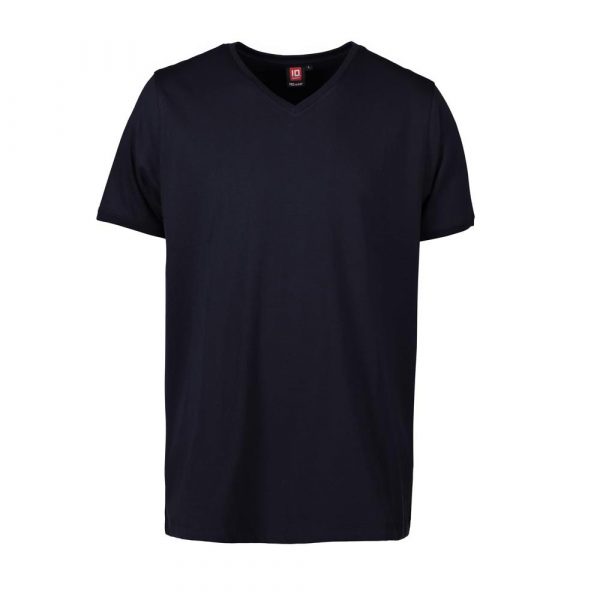 Industriewäschegeeignetes Pro Wear Care T-Shirt für den Pflegebereich im Herrenmodell mit Rundhalsausschnitt in Schwarz