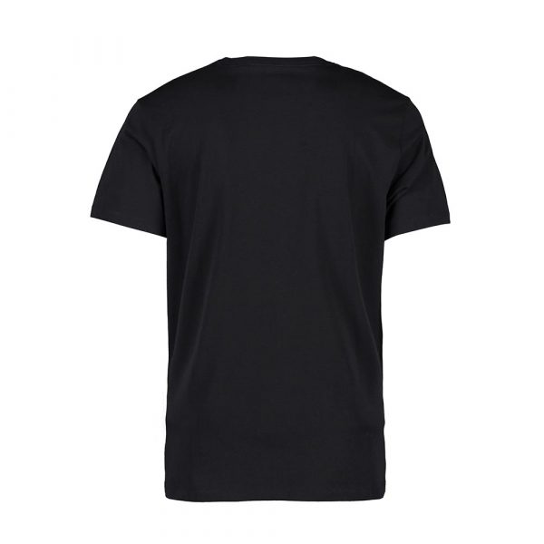 Bio O Neck T-Shirt für Herren / Unisex in Schwarz. Nachhaltig für privat Personen & Arbeitskleidung
