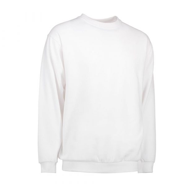 Klassisches Sweatshirt für Herren von ID Identity in Weiß