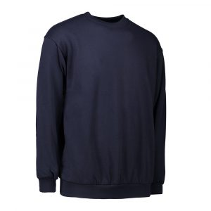 ID Game Sweatshirt aus 100% Baumwolle in Navy