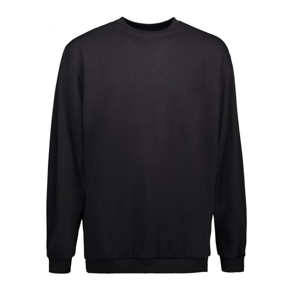 ID Game Sweatshirt aus 100% Baumwolle in Schwarz