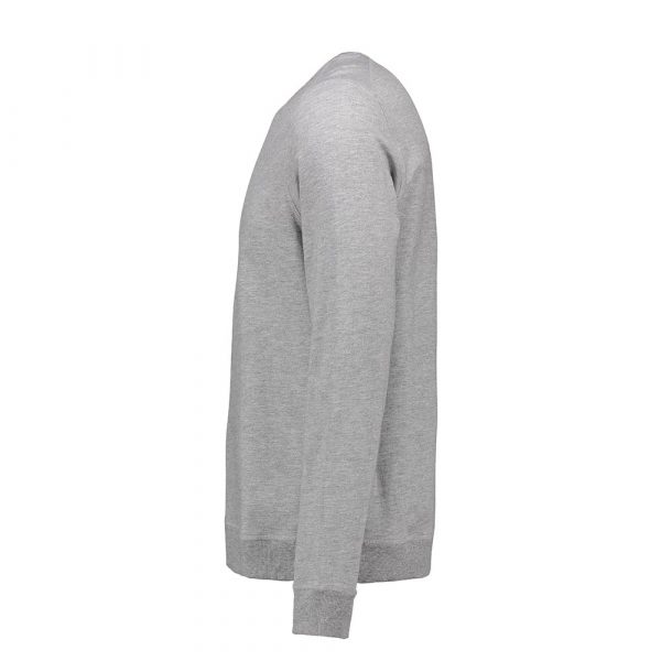ID Core O Neck Sweatshirt für Herren in Grau meliert