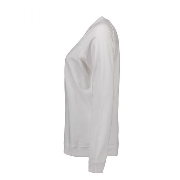 ID Core O Neck Sweatshirt in Weiß