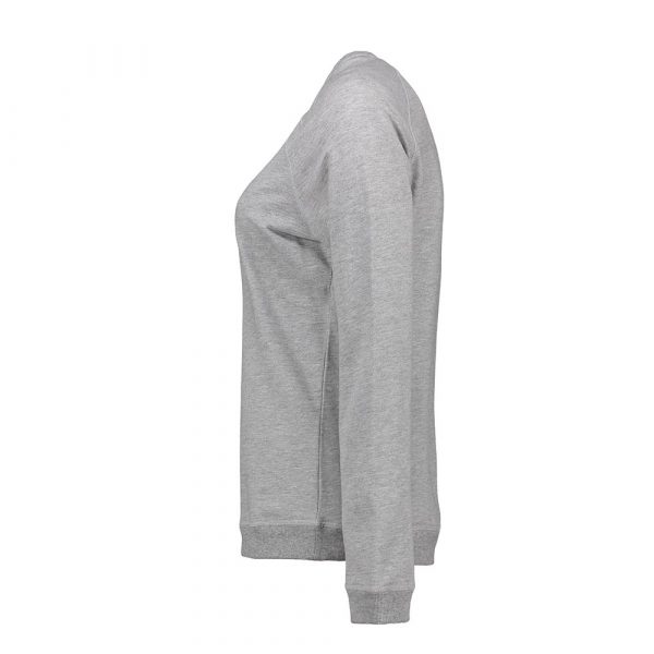 ID Core O Neck Sweatshirt in Grau meliert