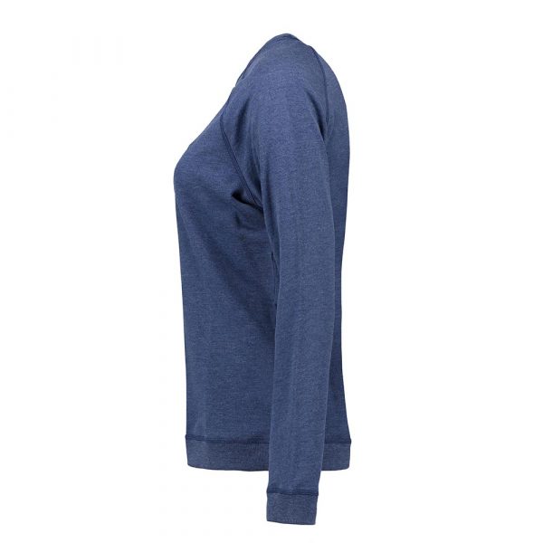 ID Core O Neck Sweatshirt in Blau meliert