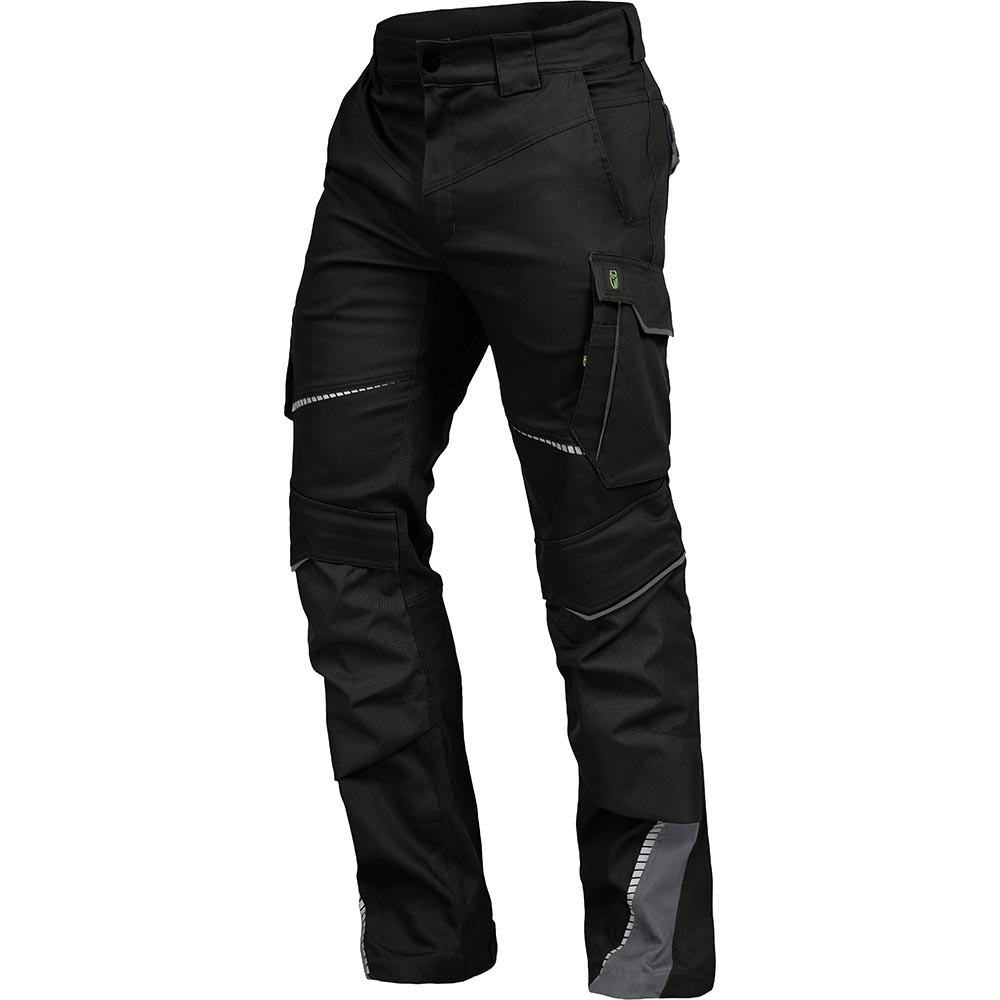 Leibwächter Arbeitskleidung Herrenbundhose in Schwarz Grau