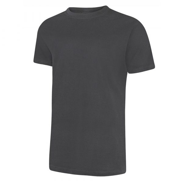Anthrazitfarbiges Baumwoll T-Shirt UC301 von Uneek