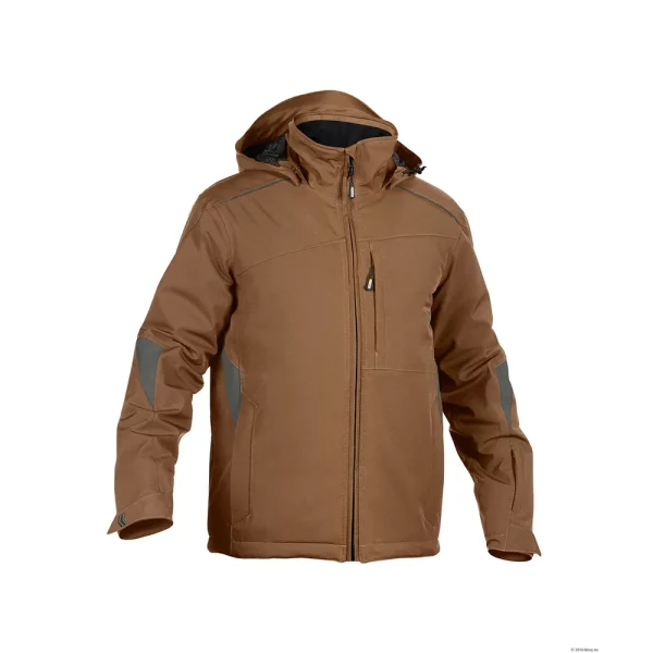 Dassy Nordix Wetterschutzjacke als Arbeitskleidung in der Farbe Lehmbraun